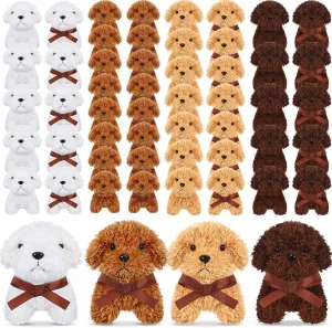Animals Bulk Assorted Mini Dog cheapen skillful shear Doll Soft Fluffy Plush Animal for Girls Boys Back to School Birthday Gifts Easter Day Party Favors Multicolored Liliful 50 Pcs Puppy Dogs Stuffed 