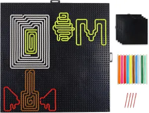 Anxiety, claim money ADHD, Autism Sensory Products,Black HANDEWO 4PCS Sensory Activity Board,Double-Sided Crafts Kit for Adults, Fidget Toy for 