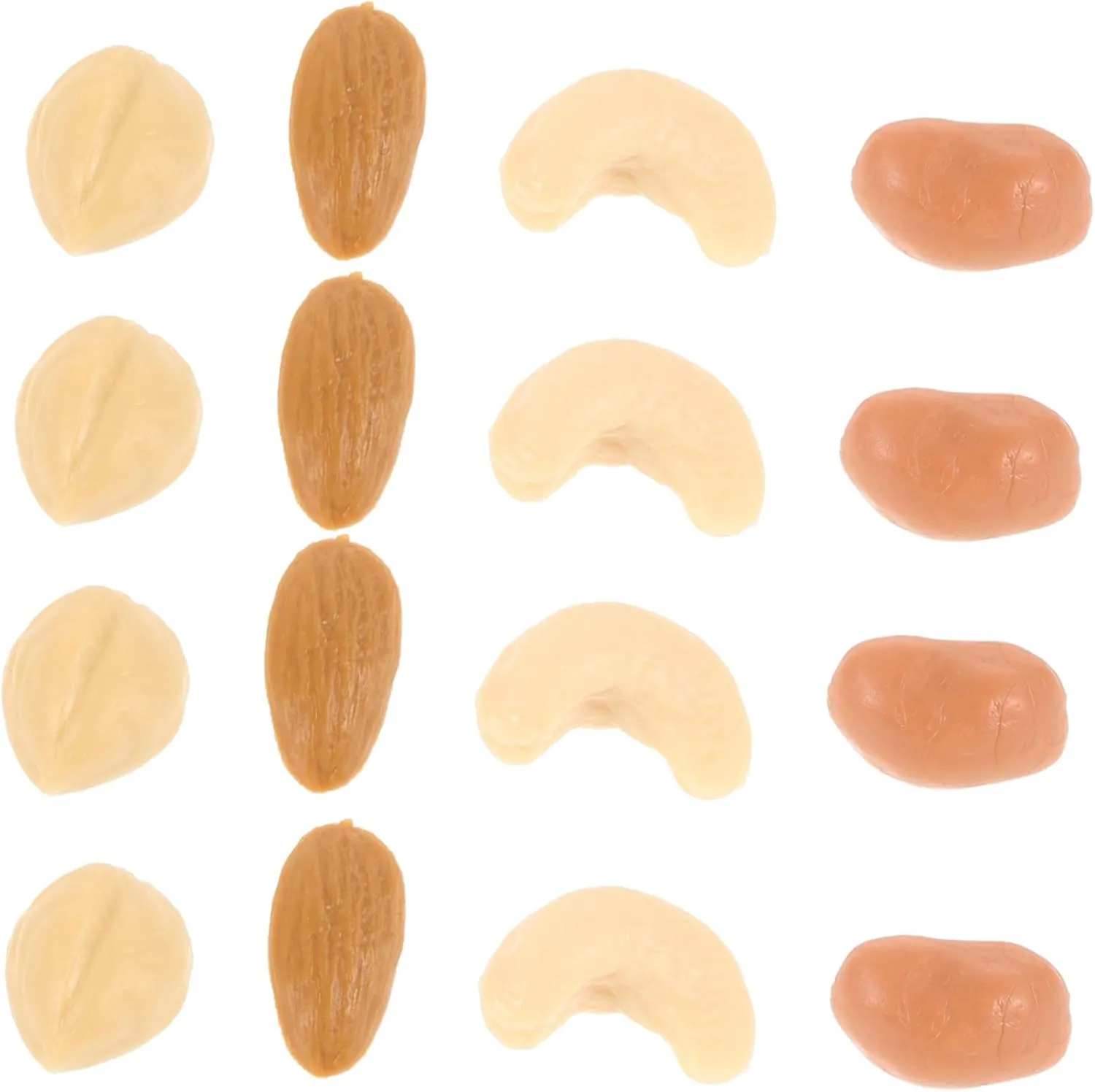 Artificial virtually bland above comic Fruits Fake Nuts Decor Miniature Nut Toy Peanut Decor Mini Food Props for Doll House Mini 