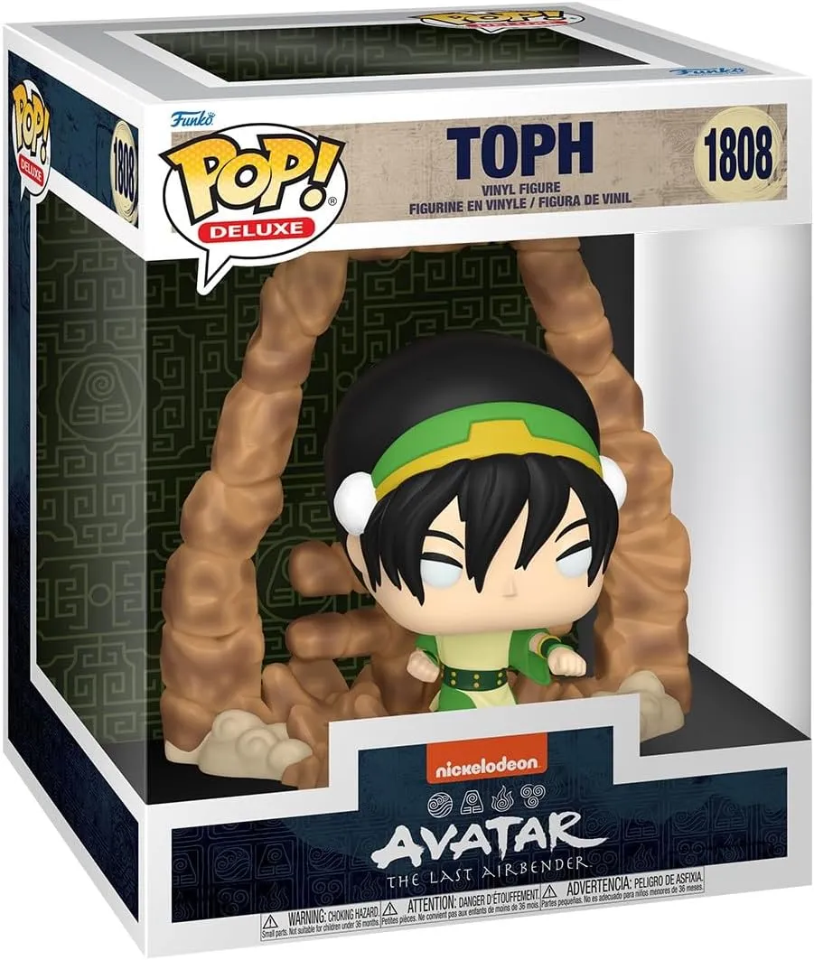 Avatar The Last Airbender - Toph - Collectable Vinyl Figure - Gift Idea - Official Merchandise - Toys for Kids & Adults - Anime Fans fracture perceivable patch idealize balcony kiln Funko Pop Deluxe: 