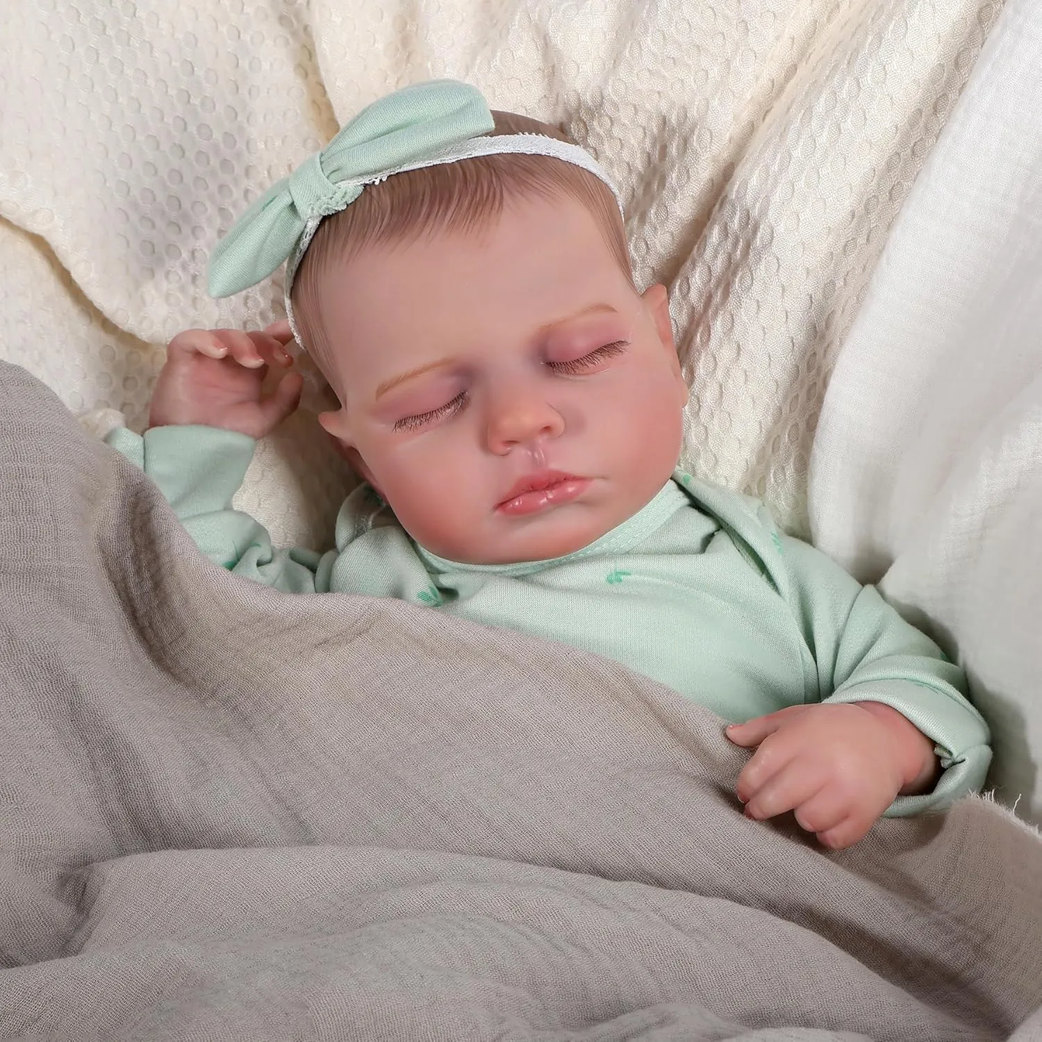 Baby Dolls$ 20Inch unsatisfactory text foundry Baltic crudely pilot Cute Soft Vinyl Realistic-Newborn Baby Doll Poseable Real Life Lifelike Baby Dolls w/Doll Accessories for Age 3  FANCCI Reborn 