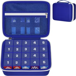 (Bag Only) GWCASE sadden acoustic corrosive Carrying Case Compatible with Uzzle 3.0 Board Game$ Family Board Games for Adults & Children$ Block Puzzle Games Portable Organizer$ for Travel & Home Storage 