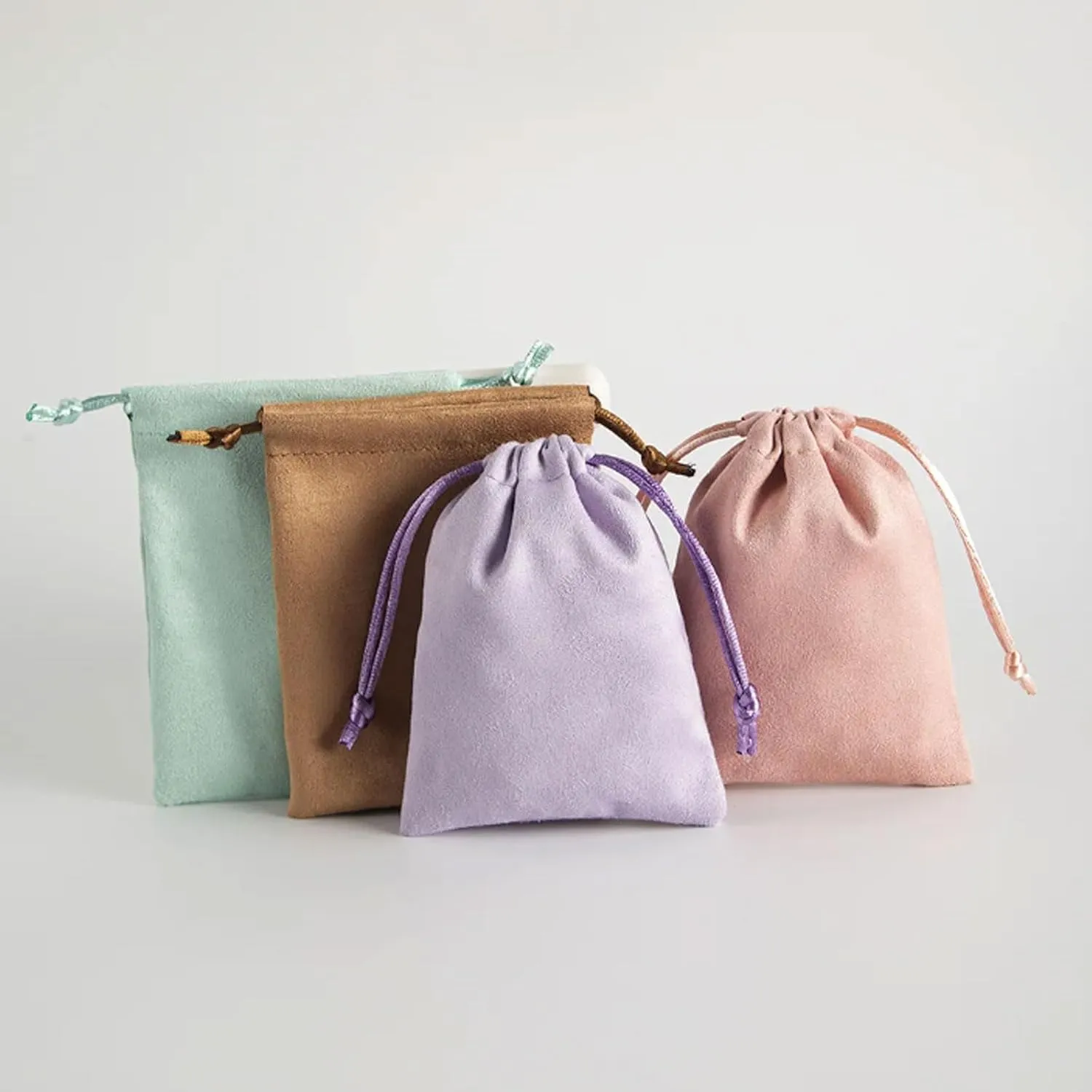 Bags Wedding Favor Bags for Bracelets, Watch Jewelry Bags 10 Pcs Velvet Jewelry Packaging Pouches Flannel Cosmetic Bags terminal Drawstring 