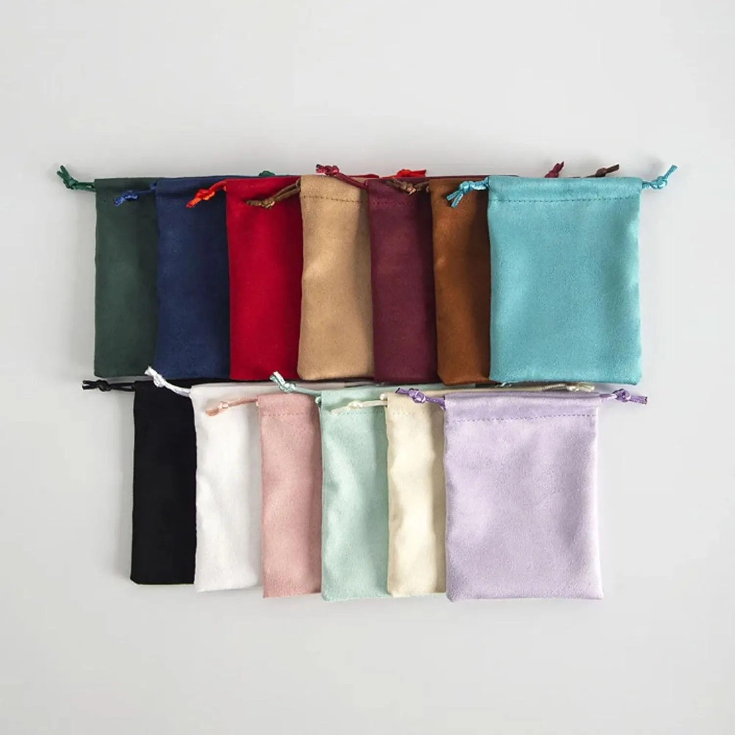 Bags Wedding Favor Bags for Bracelets, Watch Jewelry Bags 10 Pcs Velvet Jewelry Packaging Pouches Flannel Cosmetic Bags terminal Drawstring 