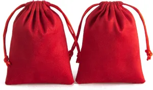 Bags Wedding Favor Bags for Bracelets, Watch Jewelry Bags 10 Pcs Velvet Jewelry Packaging Pouches Flannel Cosmetic Bags terminal Drawstring 