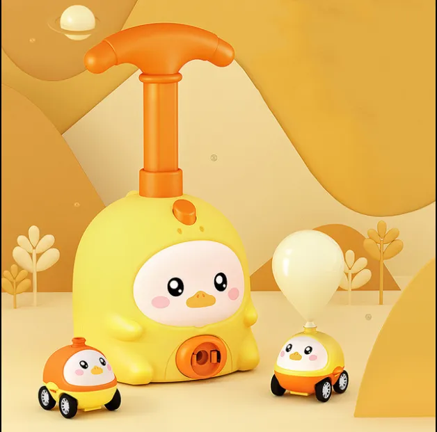 Balloon Car Toys For Babies Educational Air Power Tower Montessori For Children