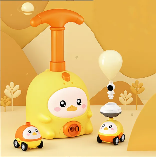 Balloon Car Toys For Babies Educational Air Power Tower Montessori For Children