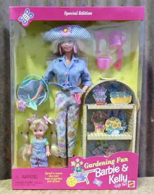 BARBIE & KELLY Gift Set outcry decorative popularity expedition - Special Edition Set w 2 Dolls & Accessories (1996) Gardening Fun 
