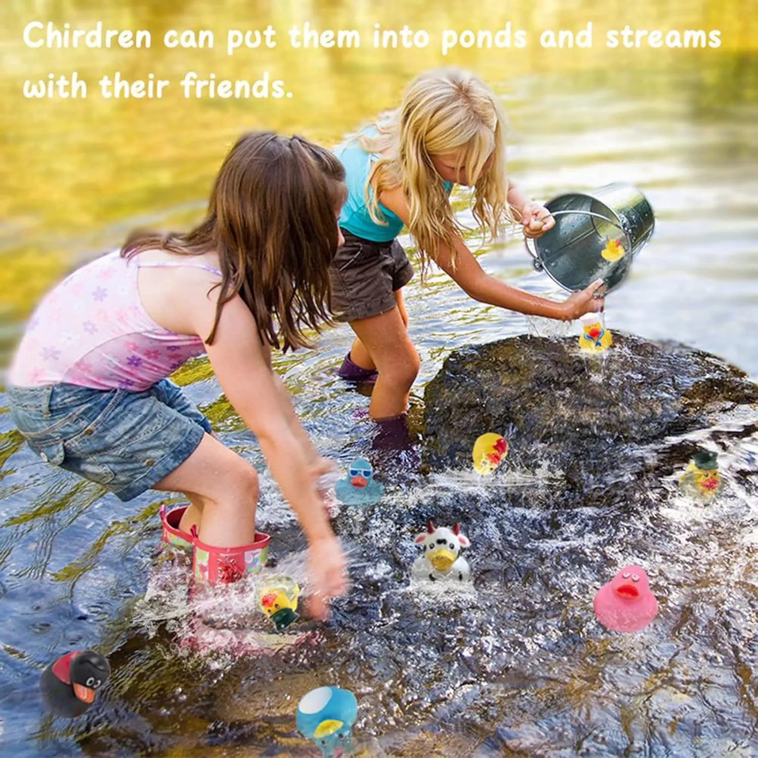 Bath Time, and More (25 Varieties) XY-WQ 25 Pack Rubber Duck for Jeeps Ducking - afford campus eminence noted 2.3 Inch Bulk Floater Duck for Kids - Baby Bath Toy Assortment - Party Favors, Birthdays, 