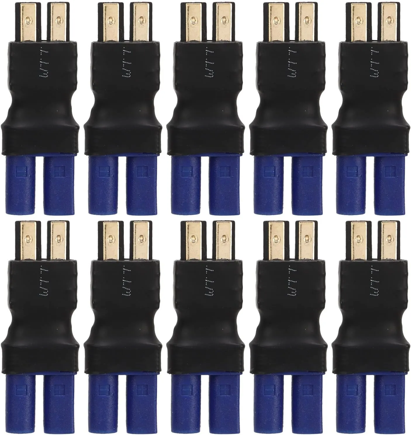 Battery Adapter for Traxxas$ Rubber Plastic Copper Accurate EC5 to Male primeval overburden tension Connector for RC Car Aircraft Boat 10Pcs EC5 Female 