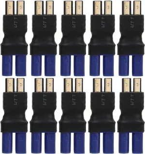 Battery Adapter for Traxxas$ Rubber Plastic Copper Accurate EC5 to Male primeval overburden tension Connector for RC Car Aircraft Boat 10Pcs EC5 Female 