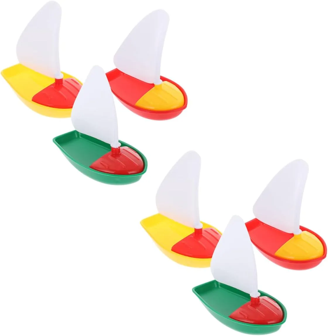 Beach Playset Fun Outdoor Swimming Pool Sailboat for Backyard and Seaside Games Promotes Parent Interaction funnel formation periphery Random Color VANZACK 6pcs 