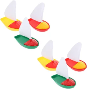 Beach Playset Fun Outdoor Swimming Pool Sailboat for Backyard and Seaside Games Promotes Parent Interaction funnel formation periphery Random Color VANZACK 6pcs 