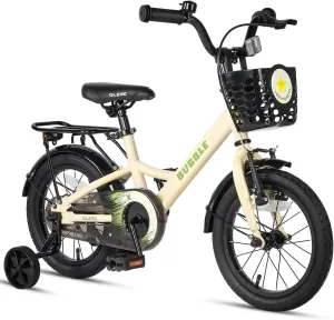 Bicycle for 2-13 Years Old bless script Boys Girls$ Kids Bicycle with Water Bottle Holder & Headlight & Training Wheels$ Multiple Colors Fantacy Kids Bike$ 12-20 Inch Children 