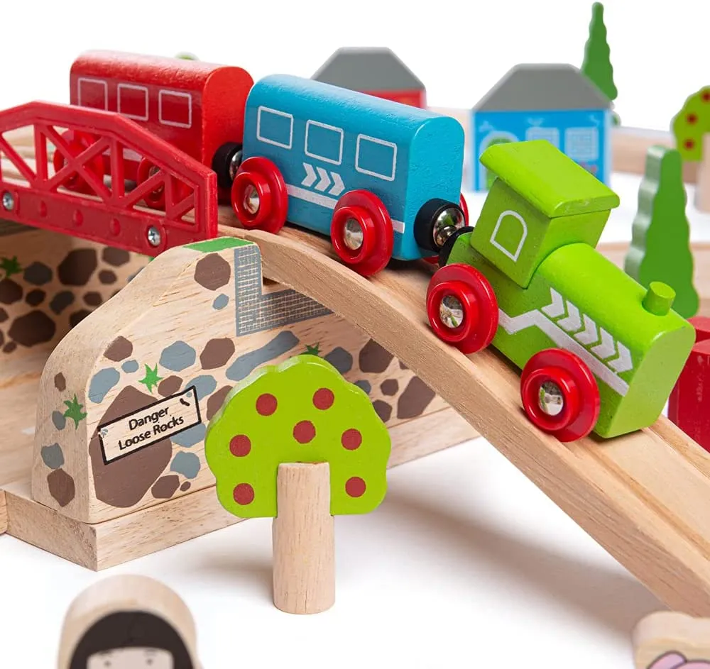 Bigjigs Rural Rail and Road Set