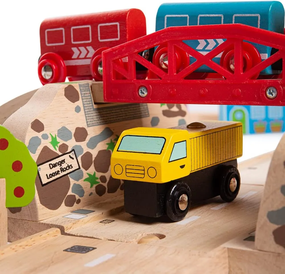 Bigjigs Rural Rail and Road Set