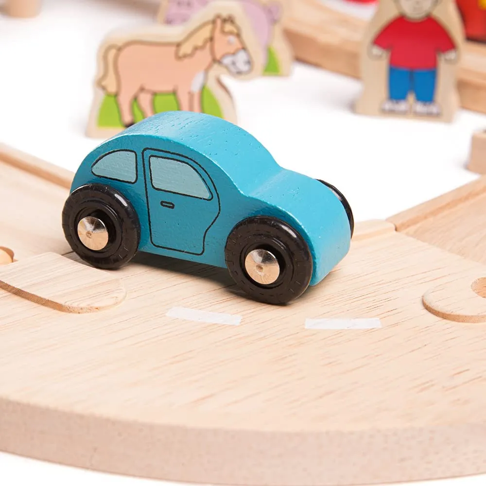 Bigjigs Rural Rail and Road Set