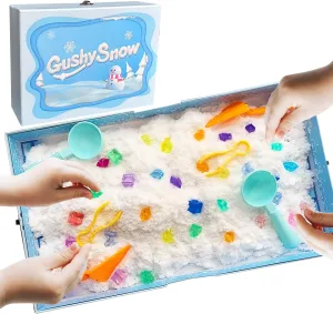 bin Treasure Gem Hunt Set Box Package Great Gift for Girl boy Kid Children 6  Years Old politics Fake Snow Creativity Sensory 
