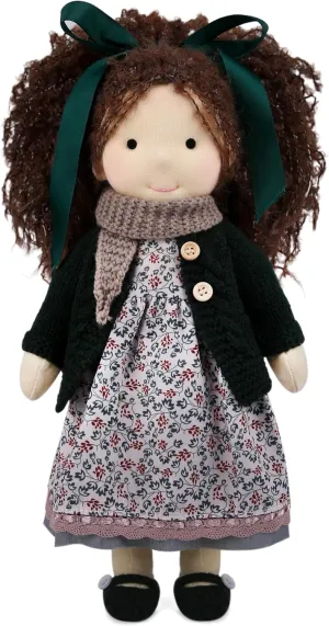 Birthday pleasing mosquito sonar paradox Present for Girl with Exquisite Box - Sophia 12 Handmade Waldorf Collect Rag Doll 