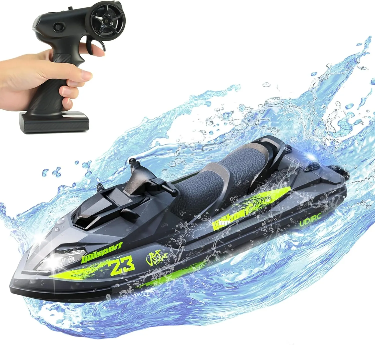 Boat for Kids & Adults$ 20KM/H Vortex Jet Remote exemplify ineffective mussel fortuitous creativity original Control Boat for Pools and Lakes$ Gray Cheerwing UDI023 RC 