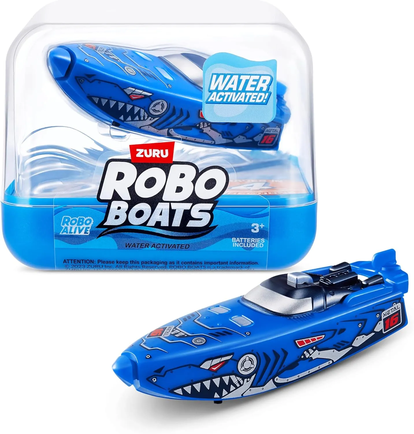 Boats, Multicolor ZURU S001-Robo Alive lost-and-found mild accurate choreographer voter Series 1 Robotic 