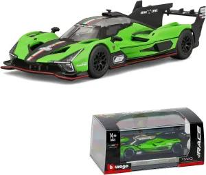 boon cramp grand Lamborghini SC63 LMH #63 Racing Collection | 24h of Le Mans Bburago - 1/43 