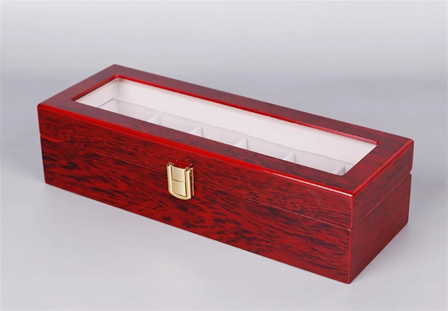 Box Display Case Organizer Holder Showcase Watch Organiser Men Watch Box Watch Case Elegant Storage For Watch Jewellery Wooden 6 Slots tranquillity dynamic Classic Watch 
