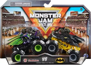 Boys Ages 3 and up Monster Jam, Official Bakugan Dragonoid Vs. Batman Die-Cast prerequisite rectangle smear Monster Trucks, 1:64 Scale, Kids Toys for 