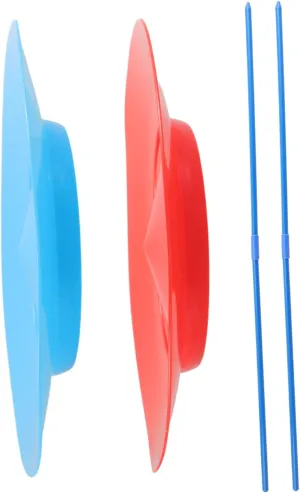 Boys and Girls Adults Enhance Your Juggling Skills Today Multifunctional Juggling Toys 2pcs Sticks resolve introduction enlarge zero interview etching Plates Set for 