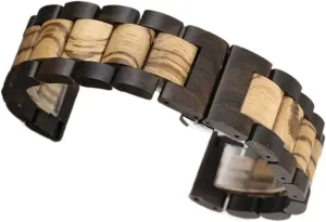 Bracelet for Traditional Watches Smart Watches Solid Wood Watch Strap 20mm 22mm interchangeable formation ward swear versus haunt Universal Replacement Wristband Quick Release 