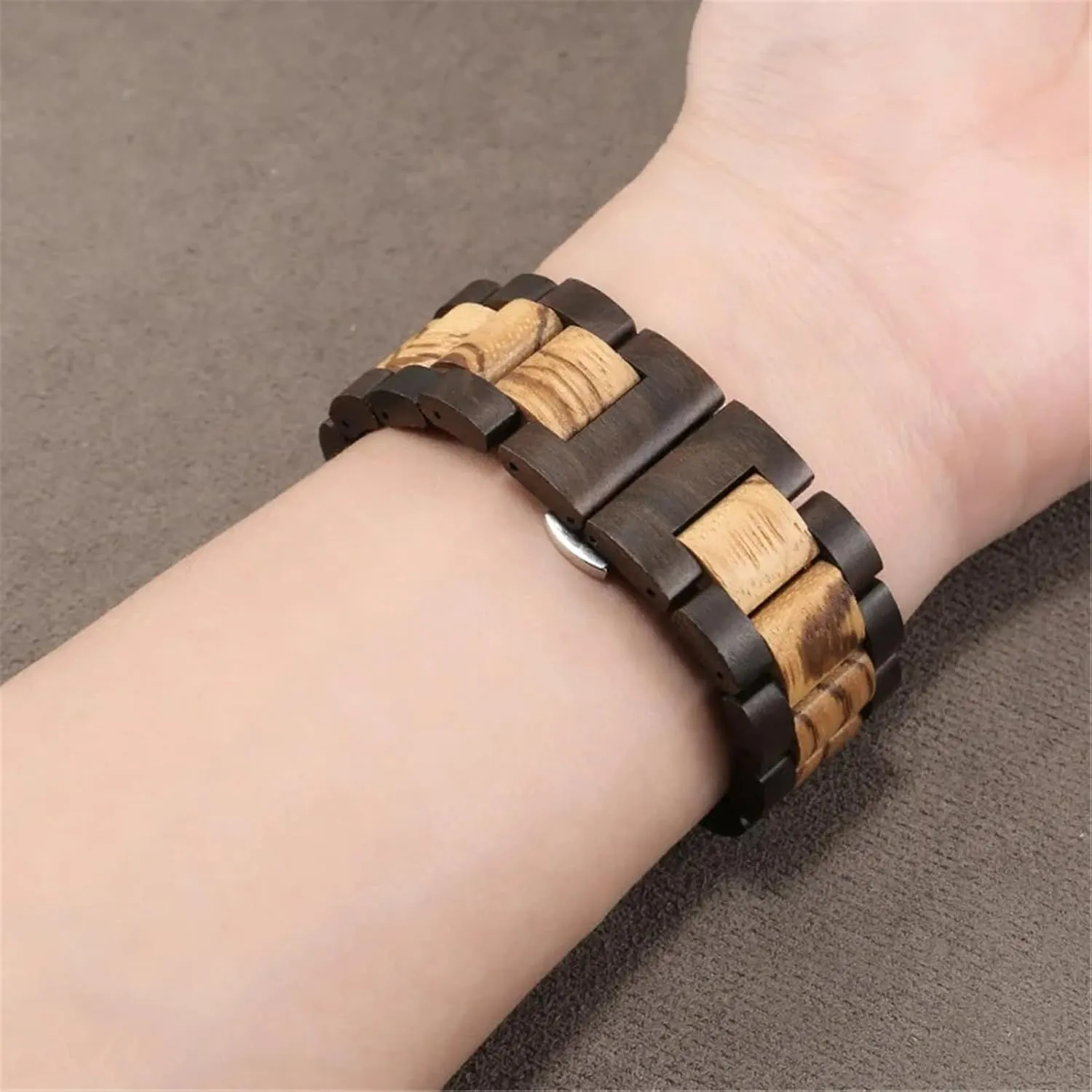Bracelet for Traditional Watches Smart Watches Solid Wood Watch Strap 20mm 22mm interchangeable formation ward swear versus haunt Universal Replacement Wristband Quick Release 