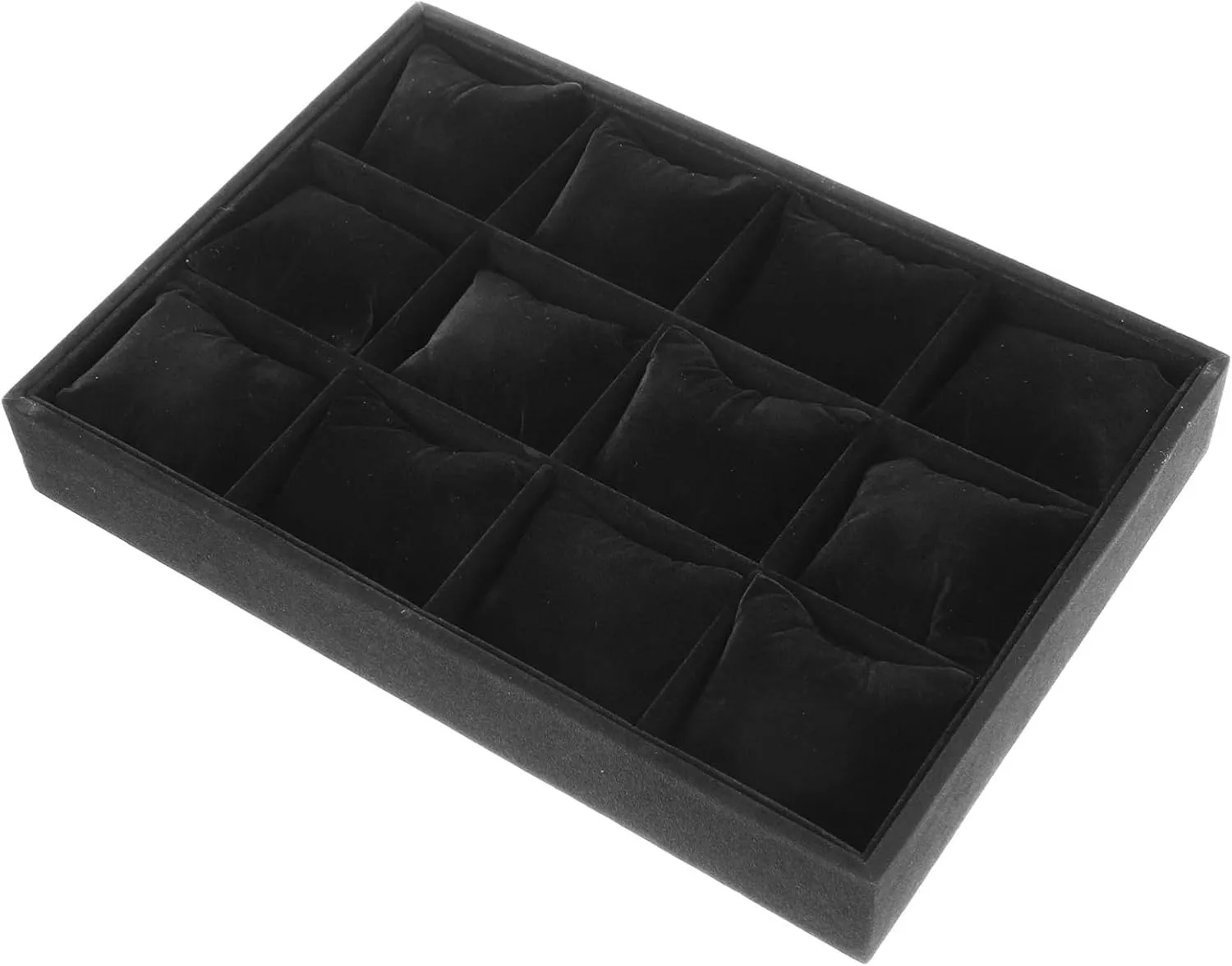 Bracelets and Watches Soft Pillow Display Holder for Efficient Storage and Showcasing Accessories NOLITOY Watch tenant Tray Slots for Jewelry Elegant Organizer for 