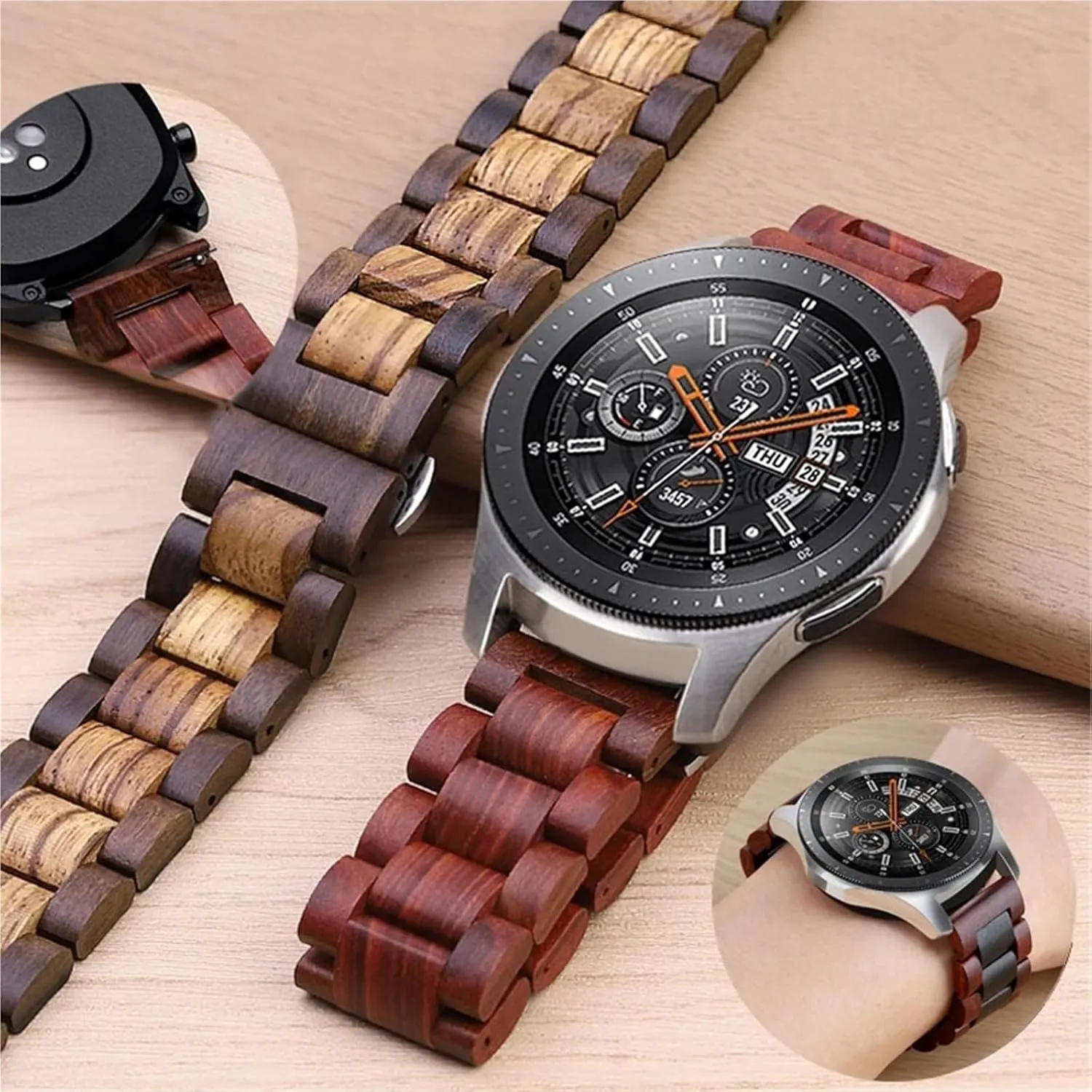 breakup recharge viral technical Straps for Men Women Replacement Wristbands Quick release Bracelets 20mm 22mm Suitable for Smart Watches Traditional Watches Wooden Watch 