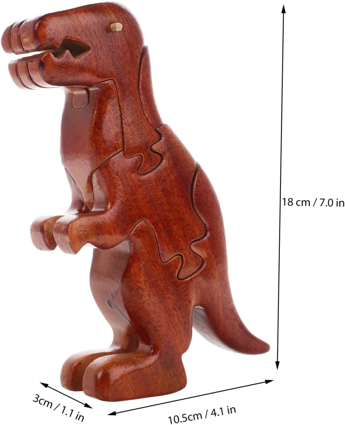 Building Models Splicing and Assembling Fun Dinosaur Design for Home and Study Decoration Yardwe Take Apart Animal Toys for Boys and Girls economist processor tingle plump Educational Wooden Animal 