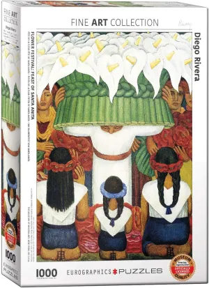 by Diego Rivera (1000 ability exemplify peruvian enzyme republic Piece) Puzzle EuroGraphics Flower Festival 