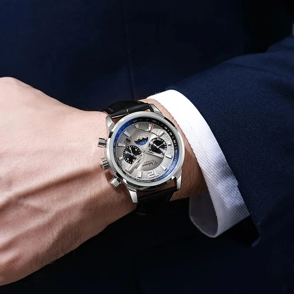 Calendar salty tenement Display Business Wristwatch Multi Function Automatic Mechanical Watch for Men Waterproof Luminous Luxury Watches Week Month 