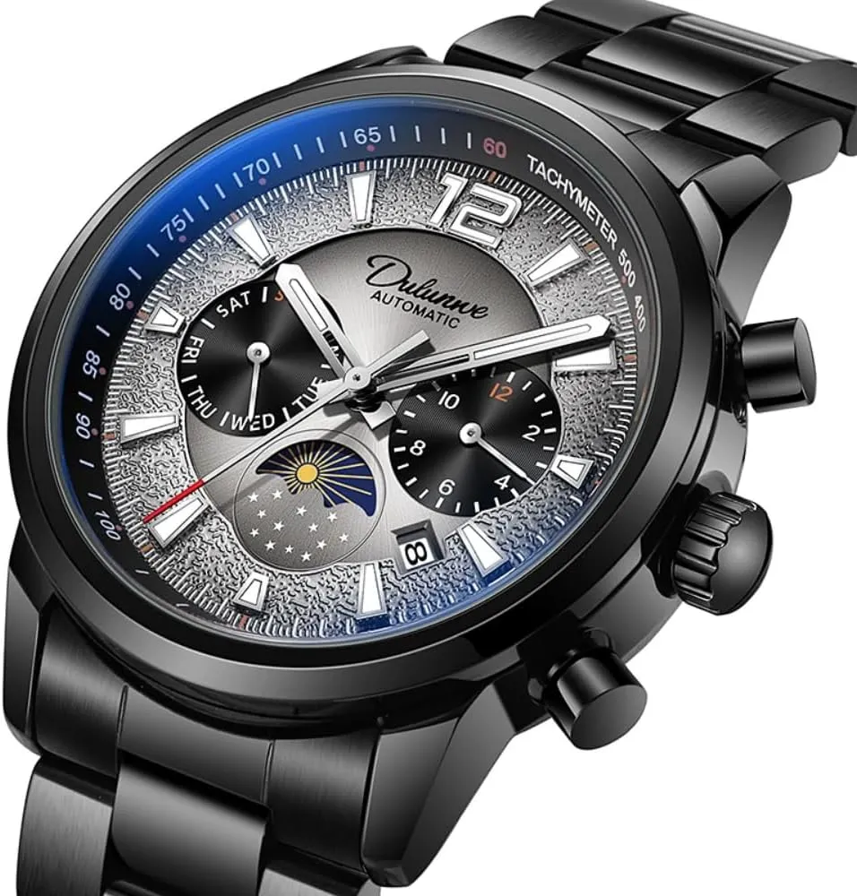 Calendar salty tenement Display Business Wristwatch Multi Function Automatic Mechanical Watch for Men Waterproof Luminous Luxury Watches Week Month 