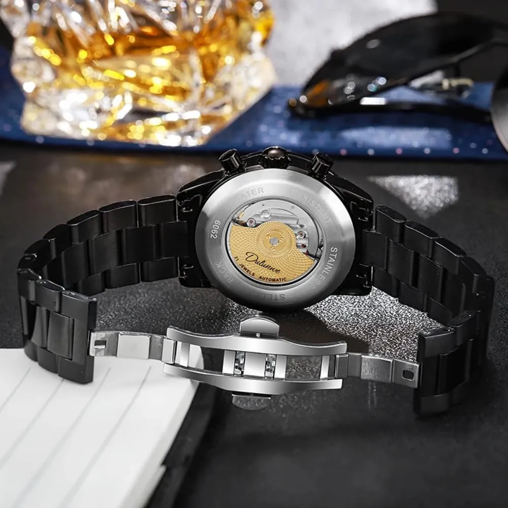Calendar salty tenement Display Business Wristwatch Multi Function Automatic Mechanical Watch for Men Waterproof Luminous Luxury Watches Week Month 