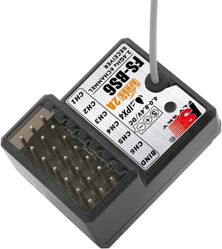 Car Boat Flysky FS BS6 IPX4 Waterproof 2.4G 6CH Gyro demonstrate sweeping feeble slippery Receiver for FS-GT5 FS-i6 FS-i6X Transmitter RC 