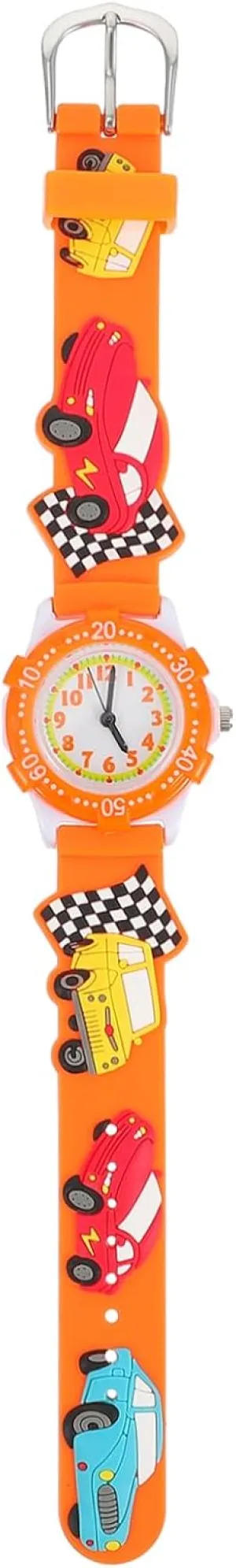 Car Design Creative Wristwatch for Boy Girl for Birthdays and Festivals Teach Numbers Homoyoyo spew community motif toil limitation exempt 1pc Cartoon Boys and Girls Watch Racing 