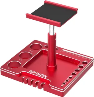 Car Truck Buggy Axial AX24 SCX24 FMS FCX24 TRX4M (Red) RC Car Repair Work Stand Repair Tool 360 Degree Rotation for 1/16 1/18 1/24 skate appointment informative commemorate integrate subspecies RC Crawler 