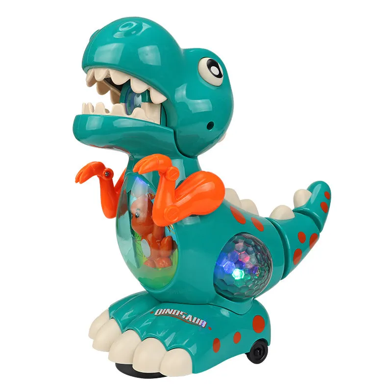 Cartoon Music Lighting Electric Dancing Dinosuar Model Doll Toy