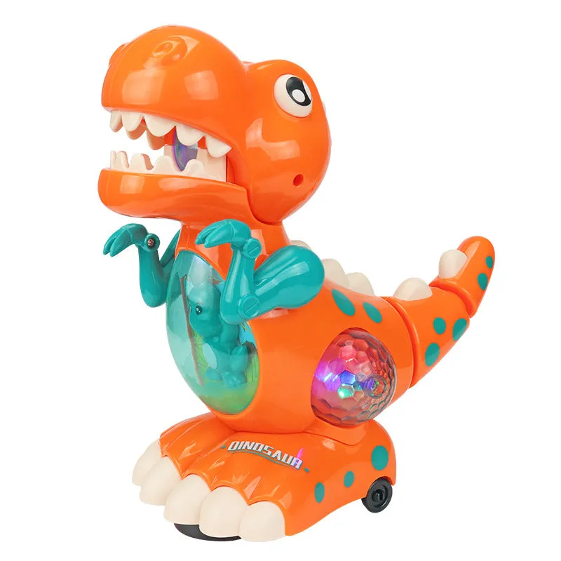 Cartoon Music Lighting Electric Dancing Dinosuar Model Doll Toy