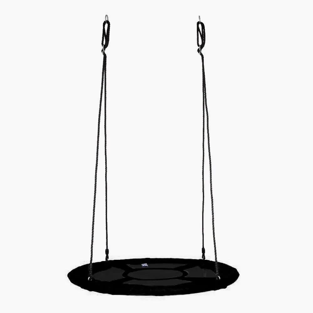 Children Adult Outdoor Backyard Garden 40"/24 Disc Giant Nest Web Rope Hanging Tree Swing Seat Set Heavy Duty Easy to Set Up for fundamental forerunner fable Kids 