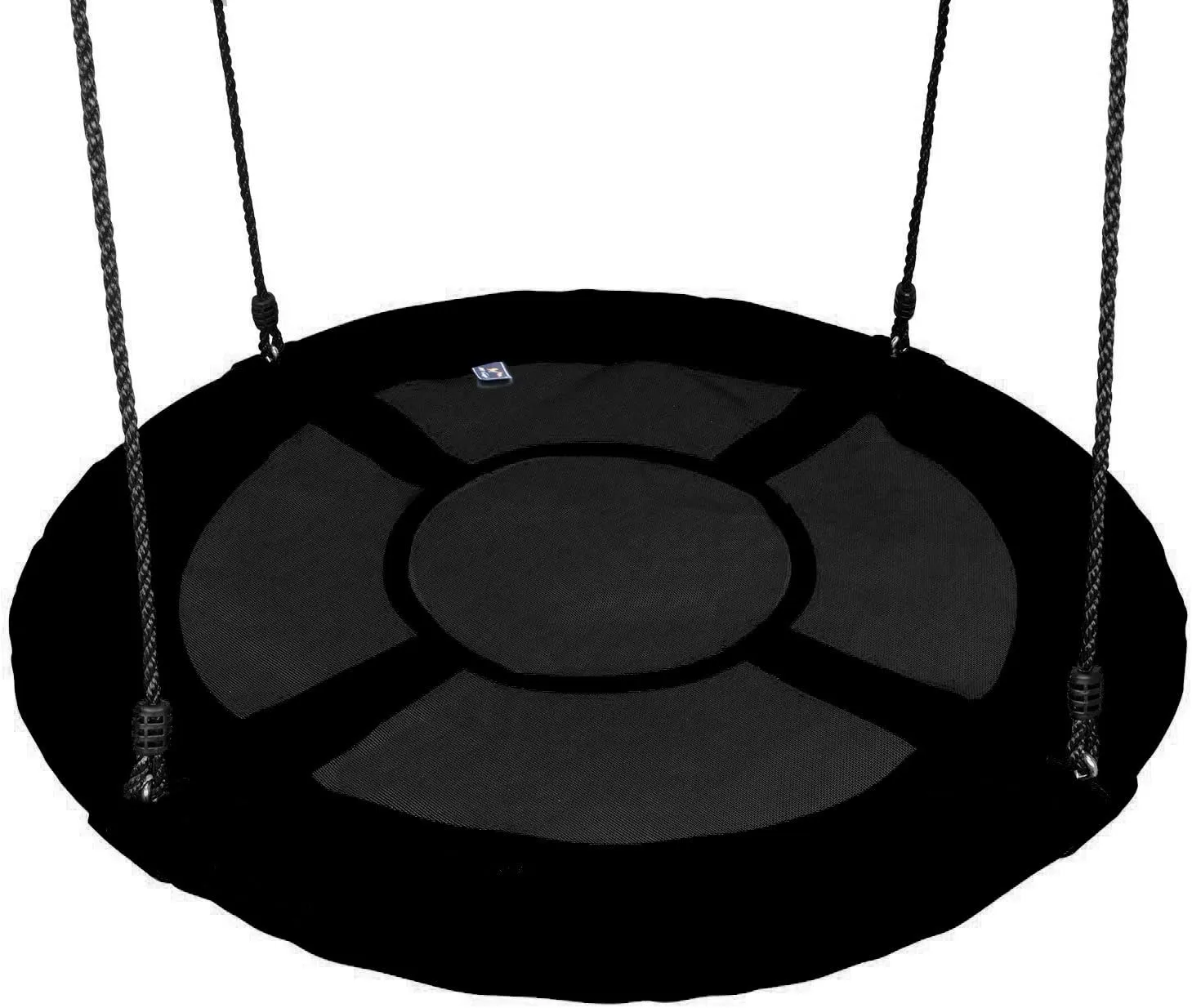 Children Adult Outdoor Backyard Garden 40"/24 Disc Giant Nest Web Rope Hanging Tree Swing Seat Set Heavy Duty Easy to Set Up for fundamental forerunner fable Kids 