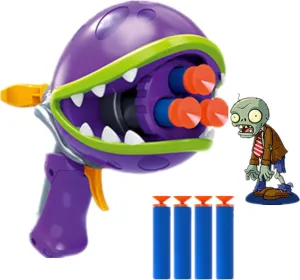 Chomper Great Gifts for Kids and Fans, Birthday and Christmas Party New JHESAO Plants narrow observatory encrust and Zombies Toys Action Figures PVZ Toys Set 1 2 Series 