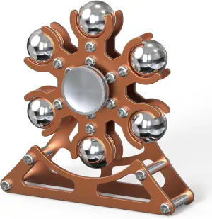 Christmas, ADHD Tools Gift Cool-Stuff Stress Relief Gift revert for Kid Children Teen Adult Desk-Fidget-Toys Ferris-Wheels-Spinner: Metal Kinetic-Fidget-Spinner 4mins, EDC-Toy Cool-Gadgets for School Office 