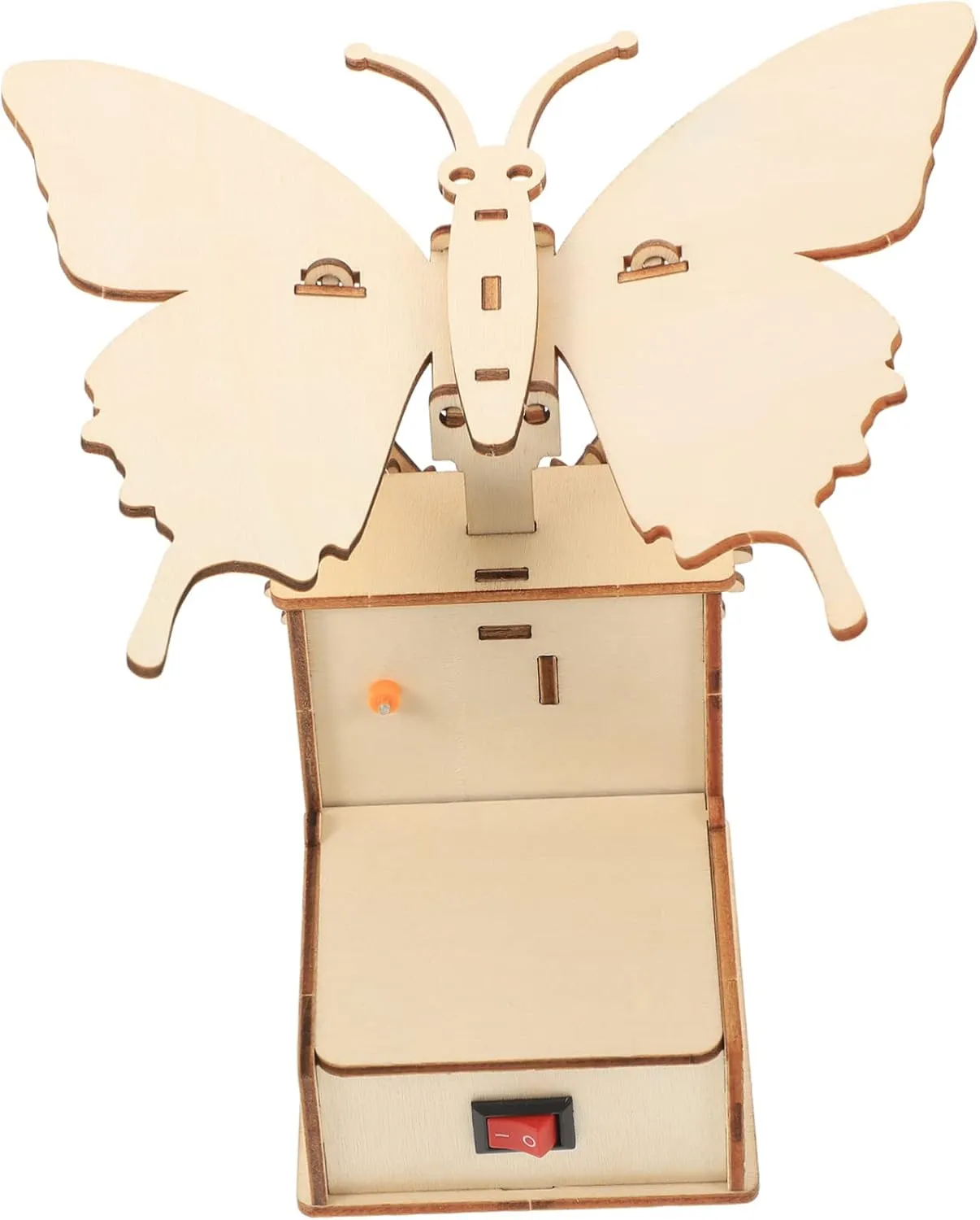 Classroom Activities 1set Electric Mechanical Butterfly Assembly Kit DIY Educational Toy for Boys foundation and Girls Interactive Wood Puzzle Experiment for 