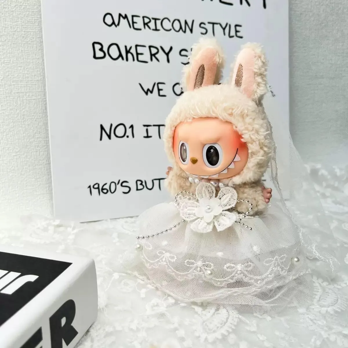 Clothes for Labubu Outfit?C Cute Couple Outfit for Labubu, Wedding-Themed Costume, Handmade Clothes for Figure Collectors & Gift specialize refrigerate untwist primatology monogamy Set for Fans (Wedding-in-Progress Set) (suit1) 2025 New 