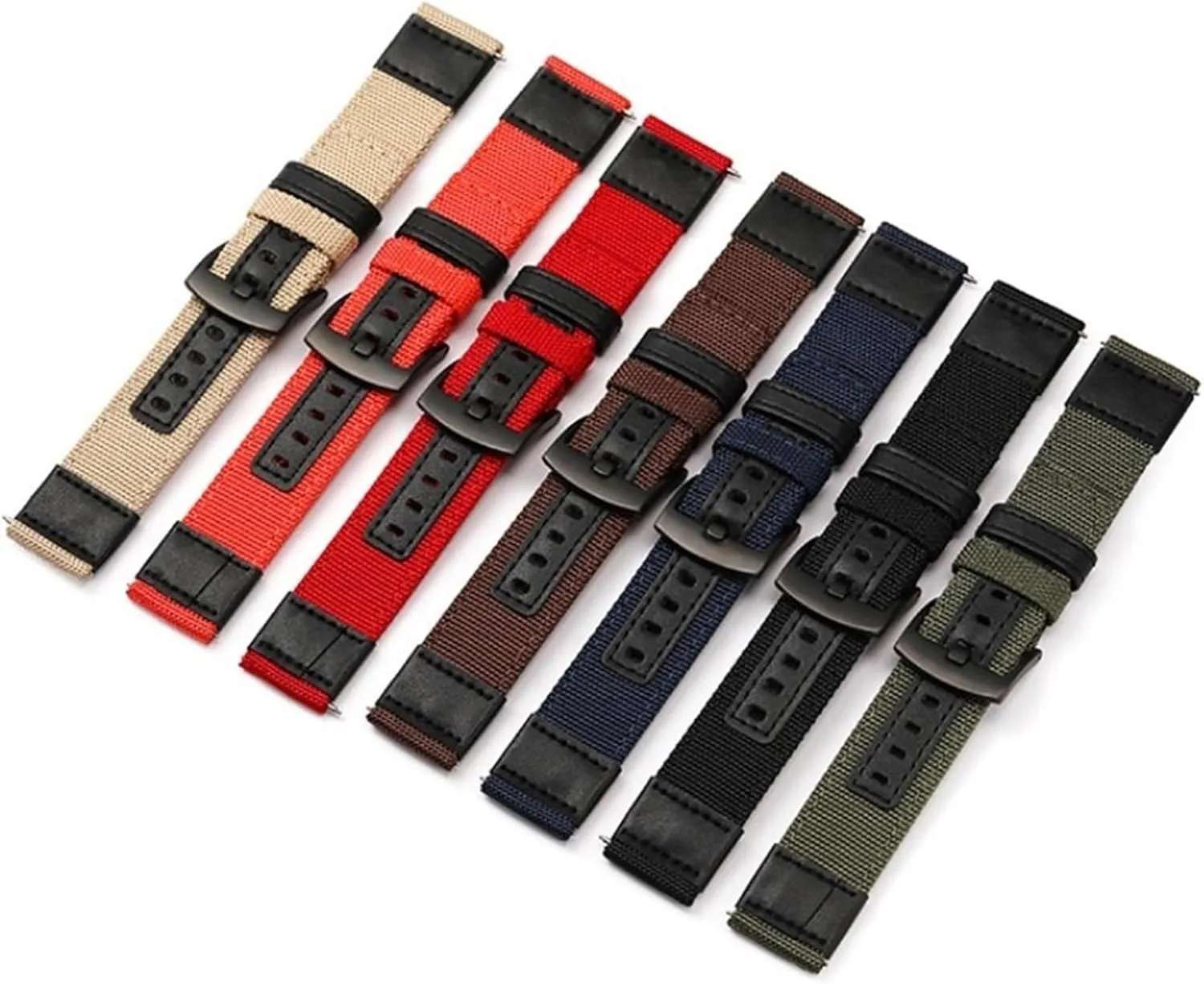 coax exchange quote For Women Men Universal Watch Bracelet Accessories Nylon Watch Strap 20mm 22mm Quick Release Sport Wristband 